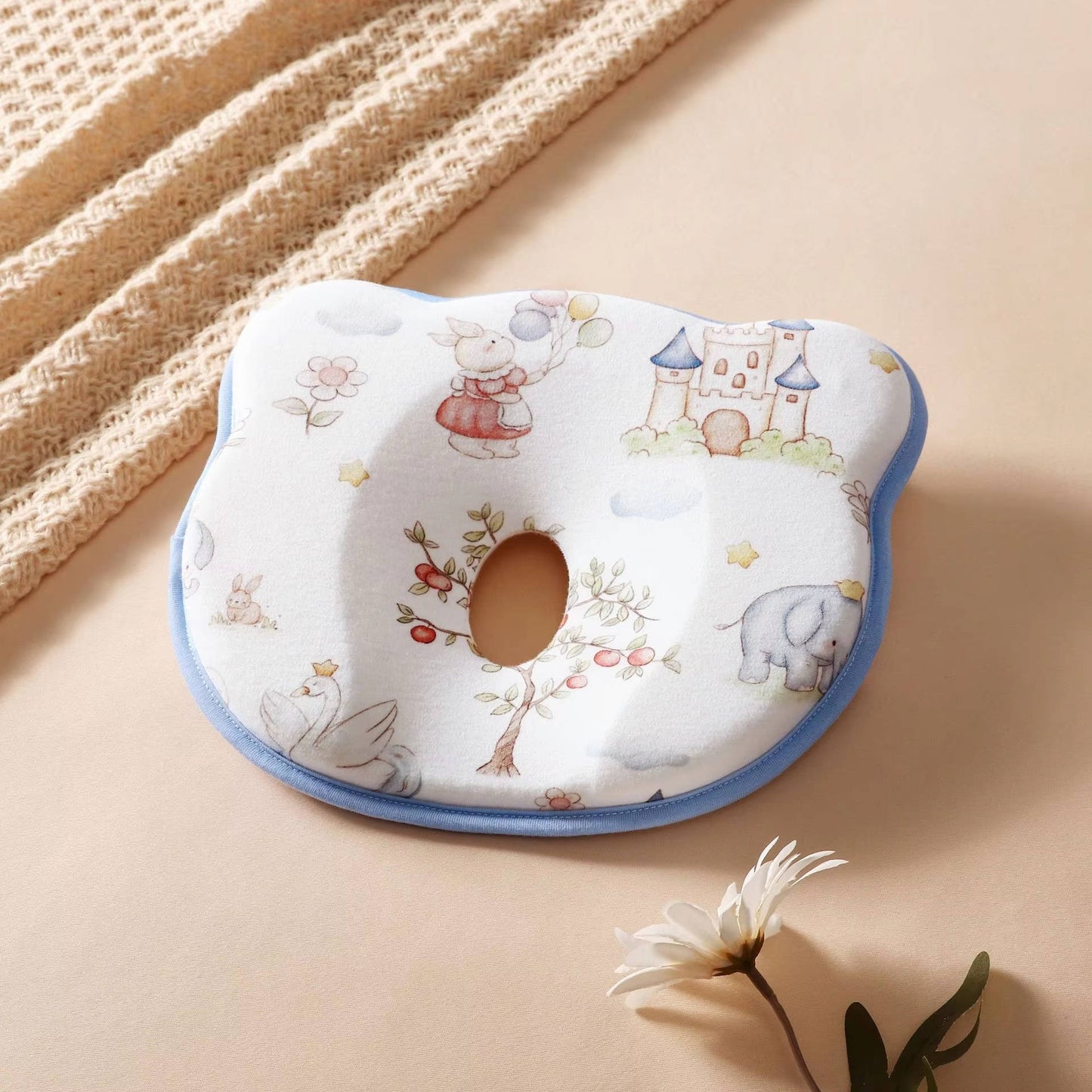 Comfort Cradle Pillow for Infants - Silicone Core Support