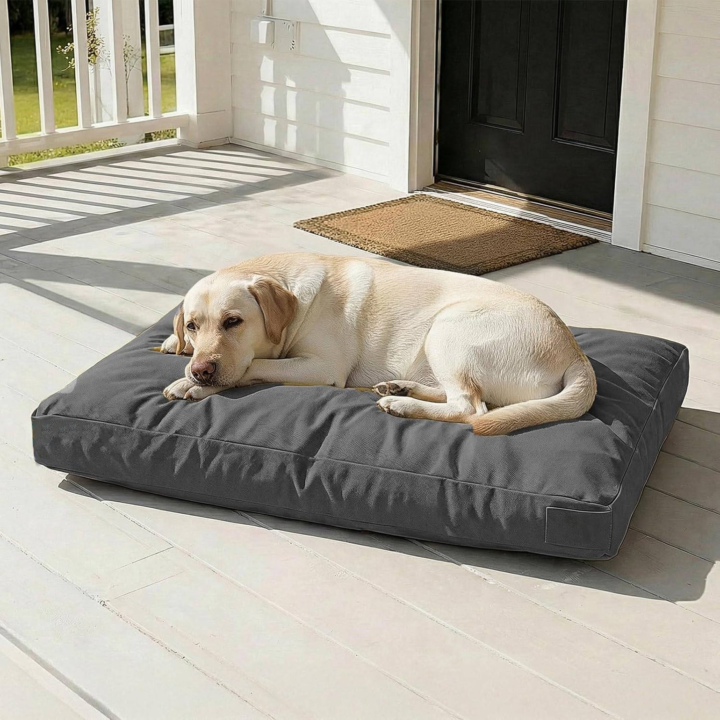 42 Inch Tough & Comfy Dog Bed for Heavy Chewers