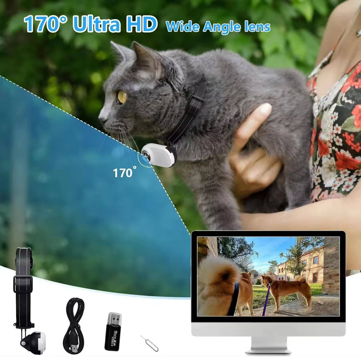 Real-Time Pet Surveillance Camera for Collars