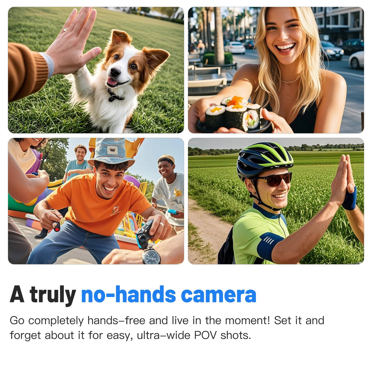 Ultra-Compact 4K Adventure Camera with Versatile Mounting Options