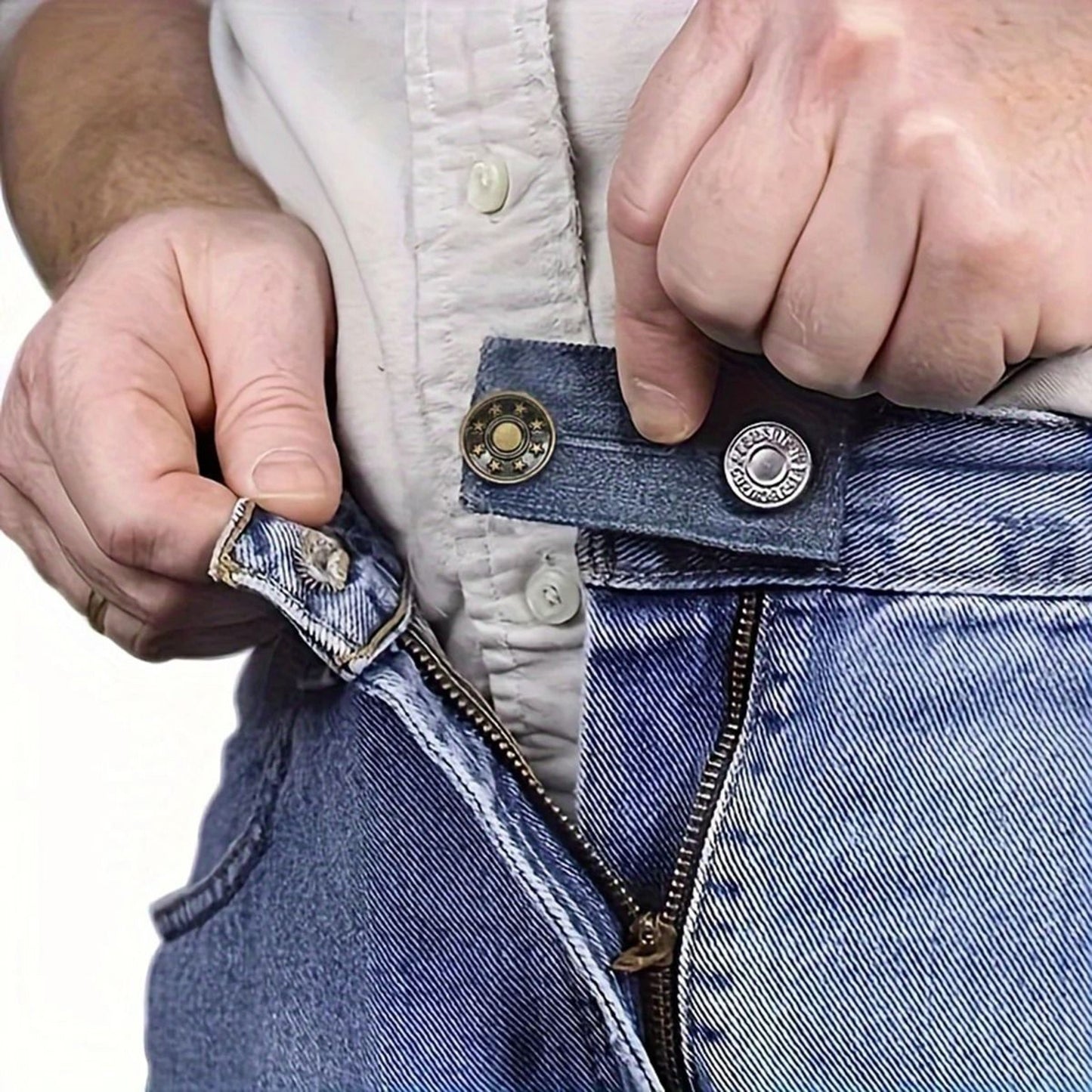 ComfortFit Waistband Extenders - 4-Piece Adjustable Set