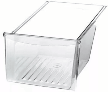 Transparent Refrigerator Crisper Pan for Fresh Produce Storage