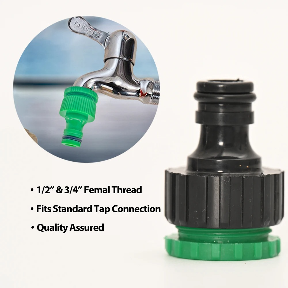 Smart Garden Irrigation Kit with Programmable Timer and Customizable Drip Heads