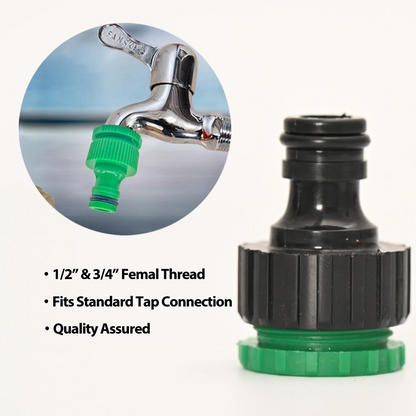 Smart Garden Irrigation Kit with Programmable Timer and Customizable Drip Heads