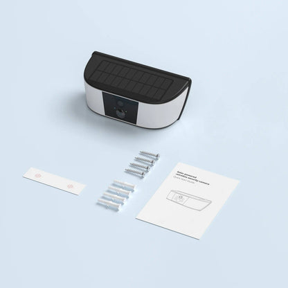 2K Resolution Floodlight Camera with Dual Band Wifi and Human Detection, Solar Rechargeable