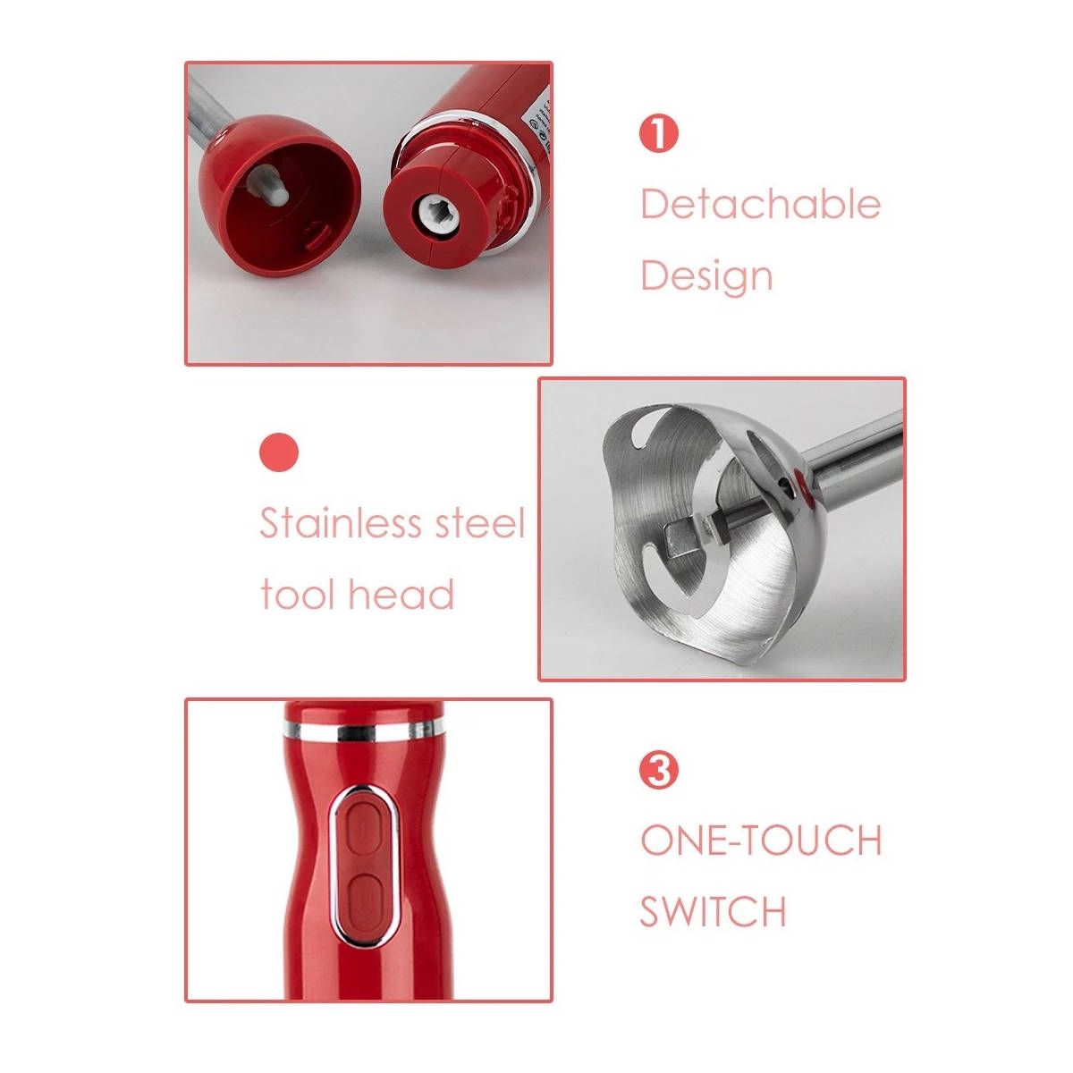 All-in-One 1000W Hand Mixer with Versatile Attachments