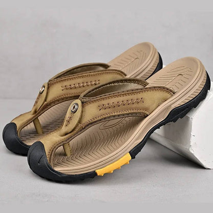 Men's Protective Closed Toe Sandals with Non-Slip Sole