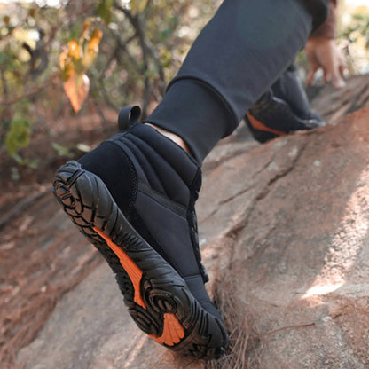 Insulated Winter Boots for Men - Waterproof, Snowproof, Fleece Lined, Wide Toe Box, Zero Drop