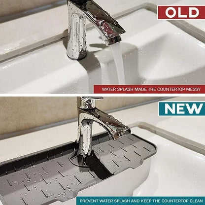 Versatile Silicone Splash Protector with Integrated Drainage
