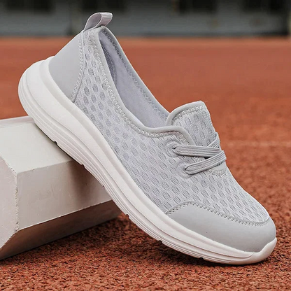 Mesh Walking Shoes for Women with Soft Sole and Triple Arch Support