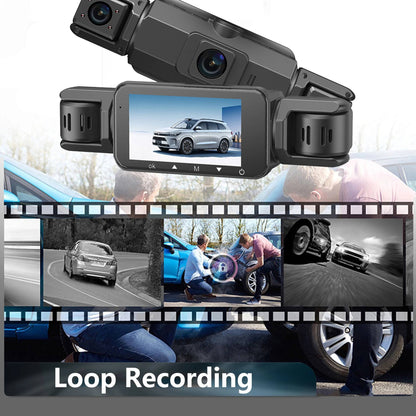 Comprehensive 4-Channel Vehicle Camera with Night Vision & WiFi Control
