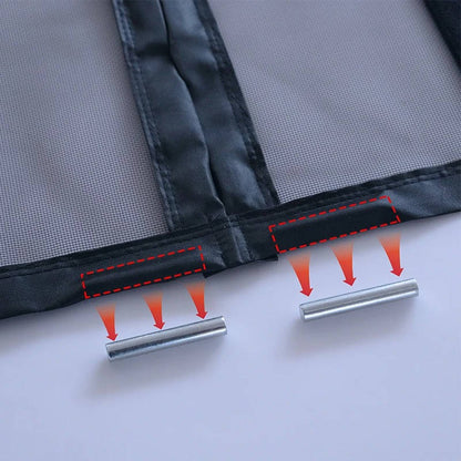 Insect-Proof Magnetic Door Screen with Auto-Close Feature