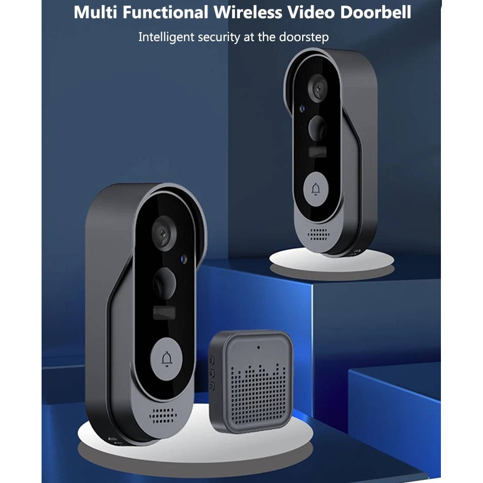 Video Doorbell with Motion Sensor, Night Vision & Local Storage