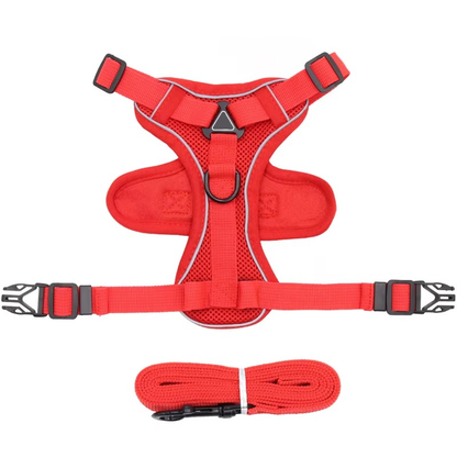 Adjustable Safety Harness and Leash for Cats with Reflective Safety Features
