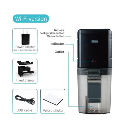 Smart Aquatic Feeder with Voice Activation and Mobile App