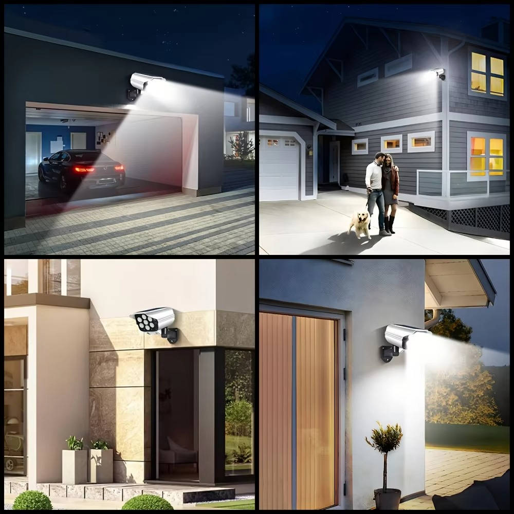 360-Degree Rotating Solar Floodlight with 77 LEDs – Waterproof IP65