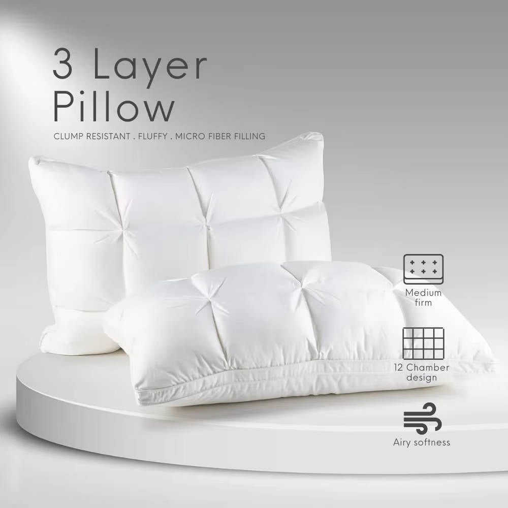 CloudSoft Support Pillow: Ultimate Comfort for All Sleepers
