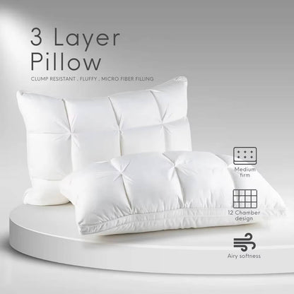 CloudSoft Support Pillow: Ultimate Comfort for All Sleepers
