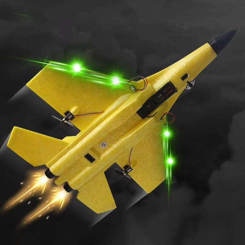 Easy Launch RC Glider with Dual Channel Remote and LED Lights