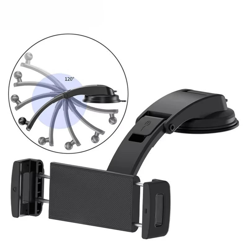 360-Degree Tablet Car Mount with Secure Suction Grip