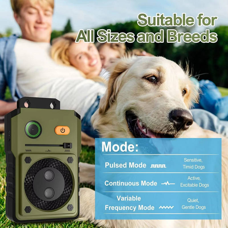 Dog Harmony Ultrasonic Bark Control Device - Rechargeable & Effective