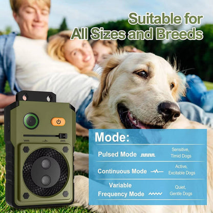 Dog Harmony Ultrasonic Bark Control Device - Rechargeable & Effective