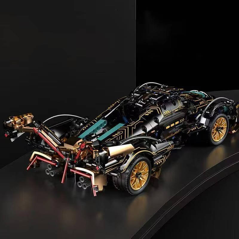 Dynamic Racer Construction Set with Functional Steering and Suspension, 1690 Pieces