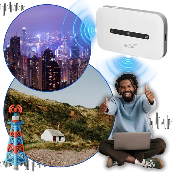 Compact 4G Portable Wi-Fi Hub for Seamless Connectivity