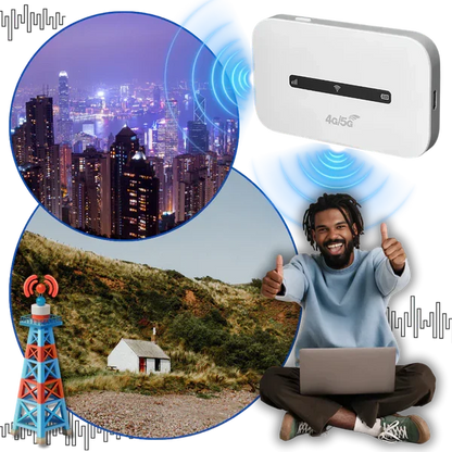 Compact 4G Portable Wi-Fi Hub for Seamless Connectivity