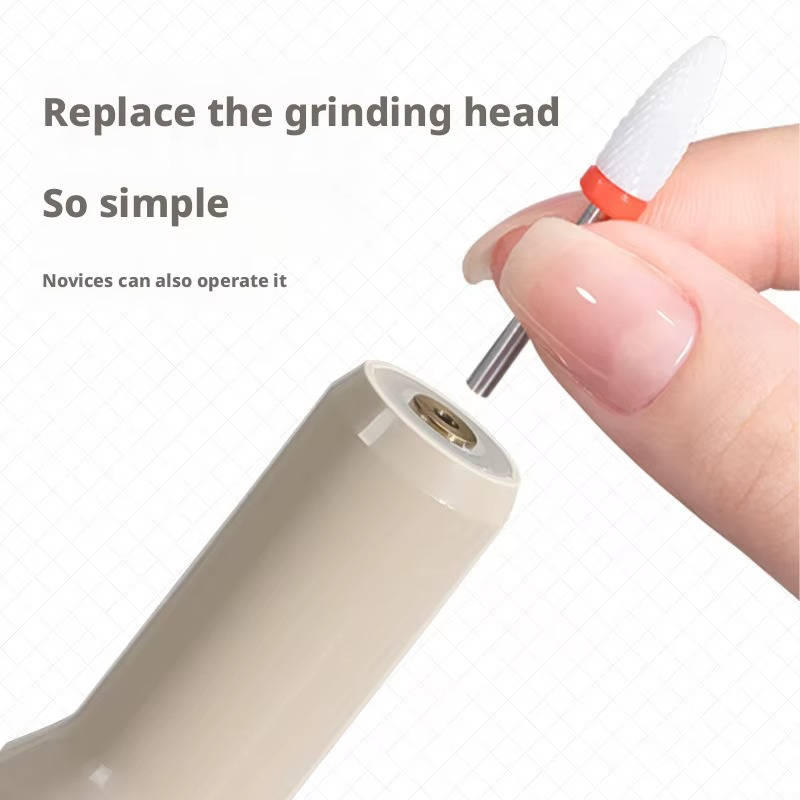 Compact Electric Nail Care System for Effortless Manicures and Pedicures