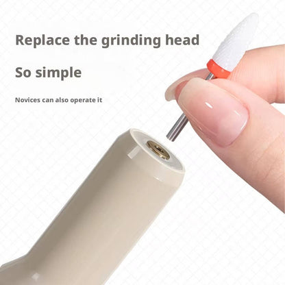 Compact Electric Nail Care System for Effortless Manicures and Pedicures