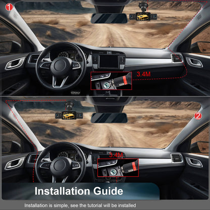Comprehensive 4-Channel Vehicle Camera with Night Vision & WiFi Control