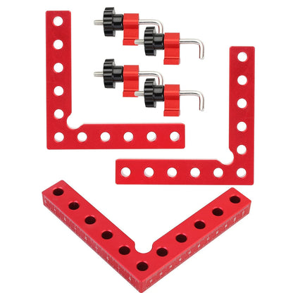 90 Degree Aluminum Corner Clamp with Laser Etchings