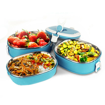 Thermal Lunch Carrier with Stainless Steel Lining and Leak-Proof Seal