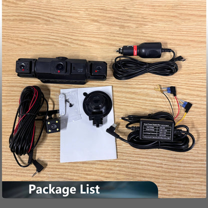 Comprehensive 4-Channel Vehicle Camera with Night Vision & WiFi Control