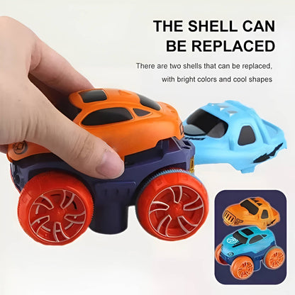 Illuminated Race Track Set for Kids with Flexible Design & Stable Car