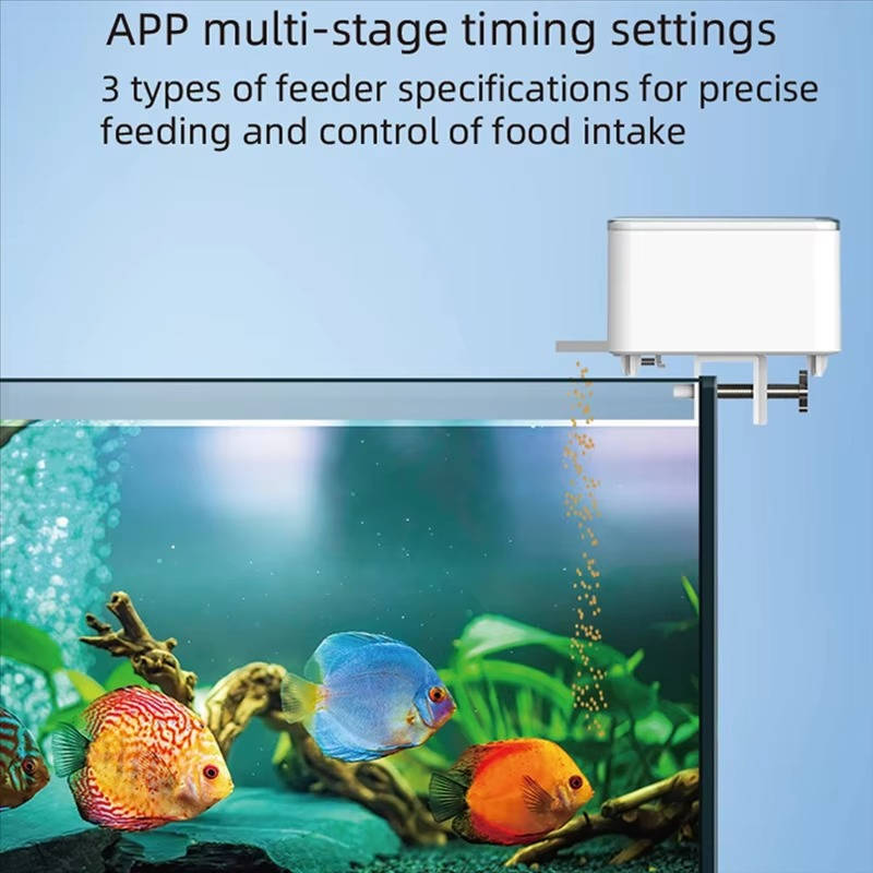 Smart Aquatic Feeder with Voice Activation and Mobile App