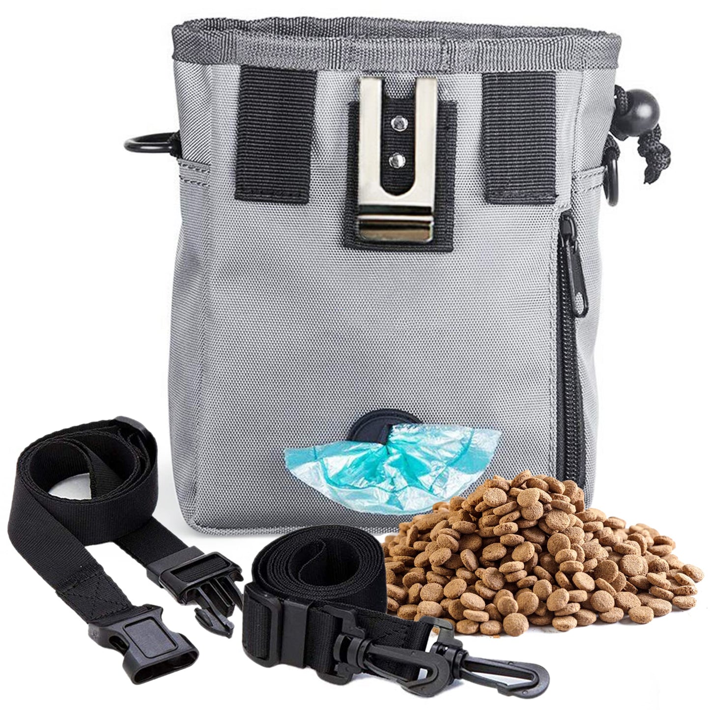 Portable Pet Reward Pouch for Training and Travel