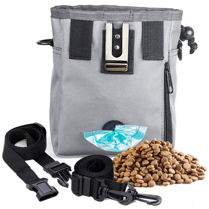 Portable Pet Reward Pouch for Training and Travel