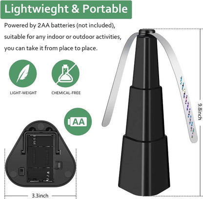 Set of 4 Portable Bug Repellent Fans for Dining Spaces
