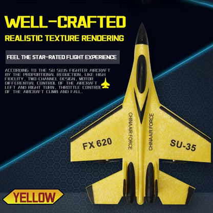 Easy Launch RC Glider with Dual Channel Remote and LED Lights