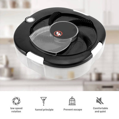 Automatic Insect Catcher with Rotating Mechanism and USB Recharge