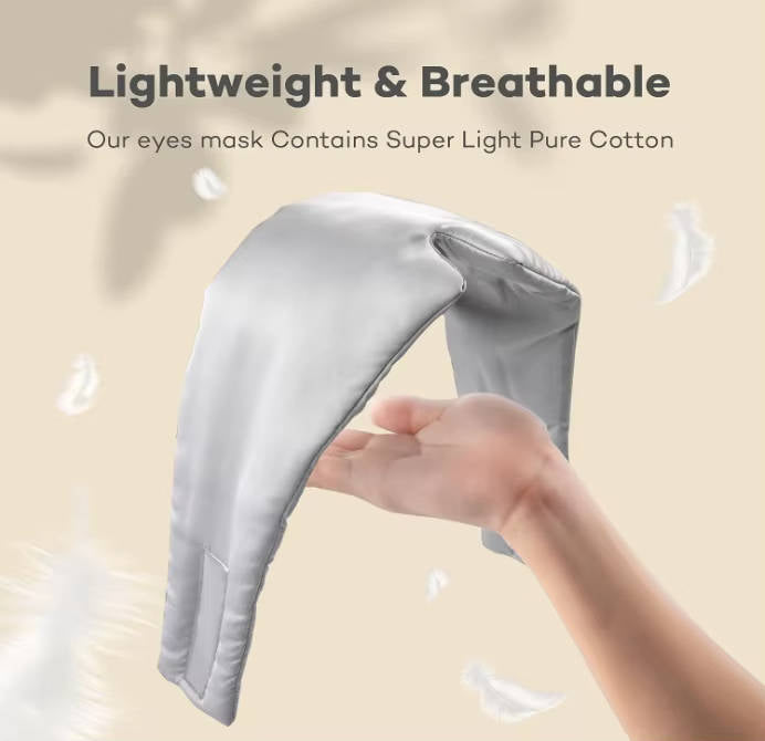 SereneDream Weighted Eye Mask for Ultimate Sleep Comfort