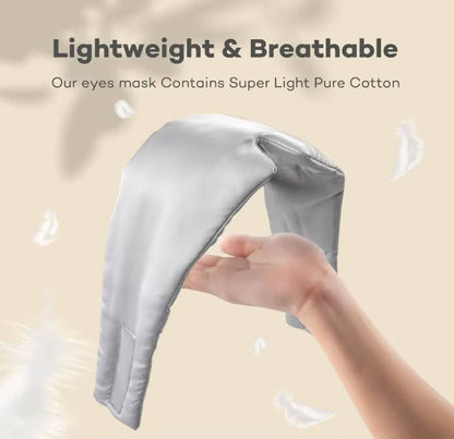 SereneDream Weighted Eye Mask for Ultimate Sleep Comfort