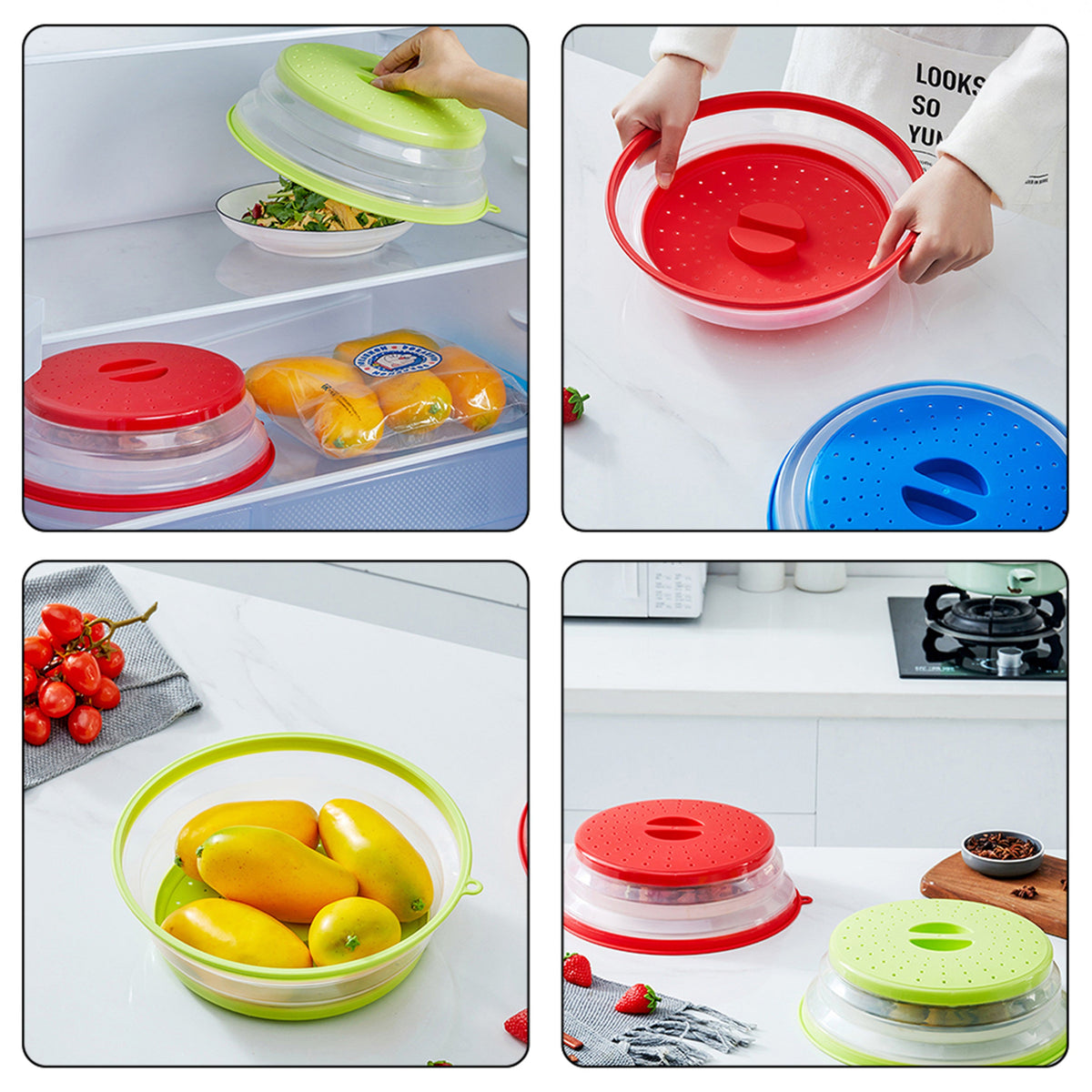 Versatile Silicone Cover for Mess-Free Cooking and Storage