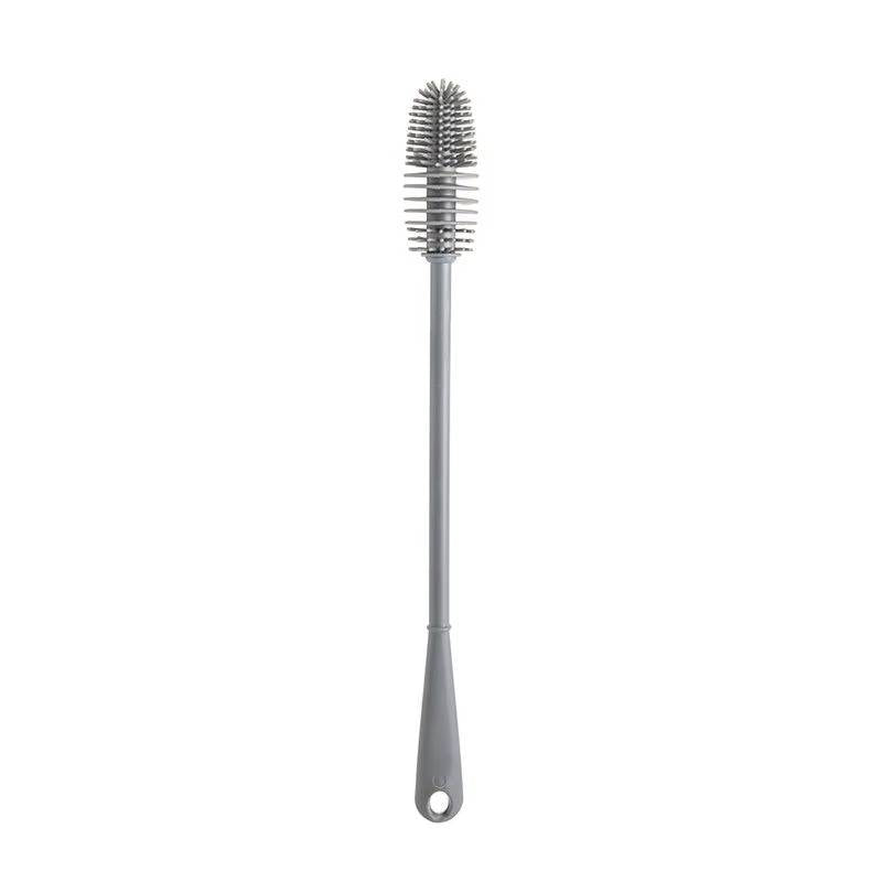 Extended Reach Bottle Cleaner with Rotating Head and Gentle Bristles