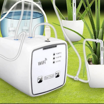 Smart WiFi Plant Watering System for 20 Pots – App-Controlled Drip Irrigation