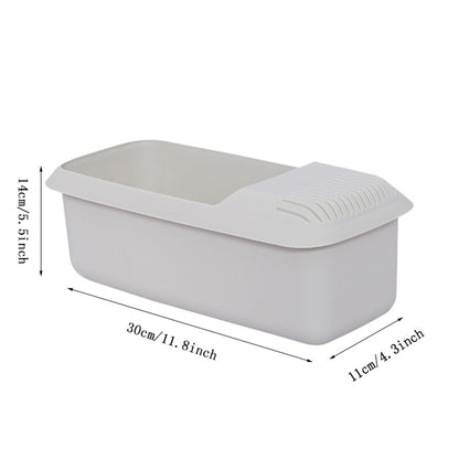 QuickCook Pasta Bowl with Strainer Lid & Heat-Resistant Handles
