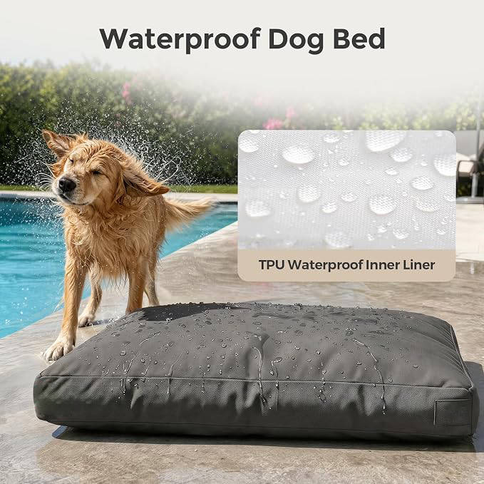 42 Inch Tough & Comfy Dog Bed for Heavy Chewers