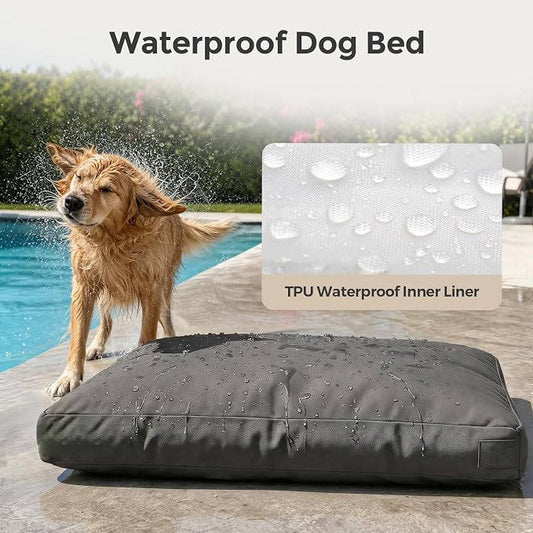 42 Inch Tough & Comfy Dog Bed for Heavy Chewers